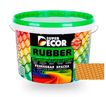 Краска резиновая SUPER DECOR №16  топленое молоко 12 кг