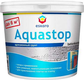 Грунт Адгезионный Eskaro Aquastop CONTACT 1,5кг