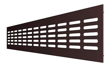 Решетка переточная 4810DP Al Dark bronze 480Х100