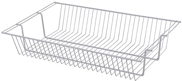 Сеточная полка-корзина 604х406х118мм серая L9549GA