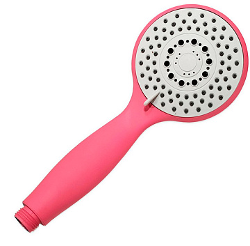 юЛейка душевая массажная САНАКС РОЗОВАЯ матовая (6024)