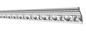 Плинтус потолочный Glanzepol GP-9/28