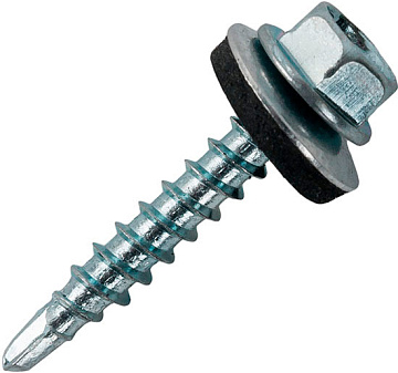 4,8х38 саморез кров.с шайб.с рез.прокл.(200)