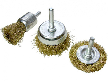 Корщетки д/дрели 3шт USP 38563