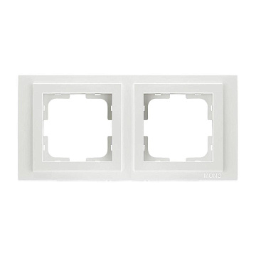Рамка MONO DESPINA 2 п. белая (16) 102-190000-161