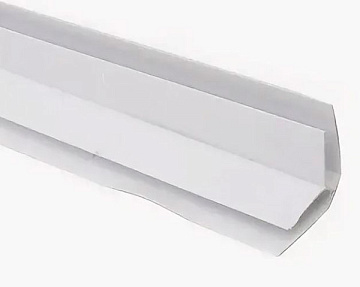 Фурнитура ПВХ угол внутренний Идеал Ламини Белый глянцевый 3м 8-10 мм (уп. - 25 шт.)