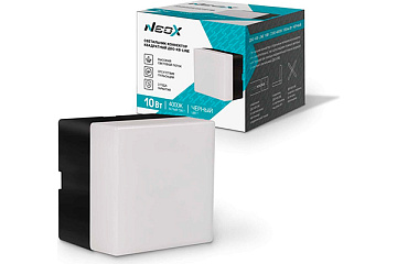 Светильник-коннектор квадрат ДБО-КВ-LINE 10Вт 4000к черный NEOX