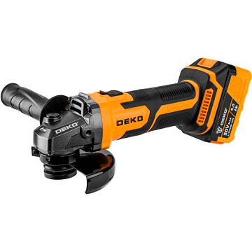 УШМ аккумуляторная DKAG 20-125 20В 2x4.0Ah Deko 063-2151