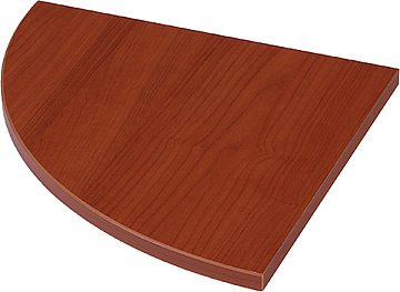 Полка дерев. углов. (35х35x1,6 см) вишня LWCHCSR35