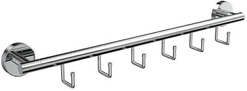 Держатель Long д/полотенец 45см 6 крючк.L001