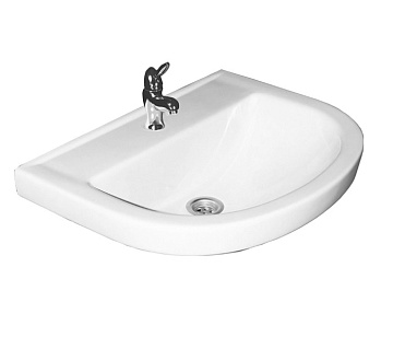 Раковина с пьедесталом ROSA СТАНДАРТ с отверстием