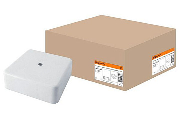 Коробка распр ОП 100х100х44мм белая IP40 TDM SQ1401-0209	