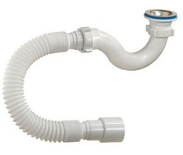 Сифон д/поддона ORIO 1 1/2*40 с гофрой 40*40-50 (А-42589)