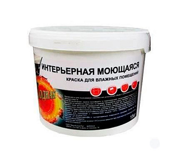 Краска моющая 1,5кг (6шт-уп) Зодиак