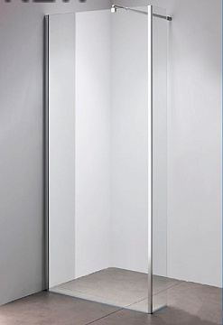 Душевая перегородка LORANTO Walk-in 100+Доп.створка 20см. Регулир.кронштейн 80-100 (CS-L801 100)