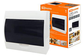 Бокс ЩРН-П-10 модулей навесной пластик IP40 TDM SQ0901-0009