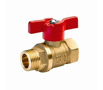 Кран шаровый (БОЛОГОЕ) 20 бабочка в/н