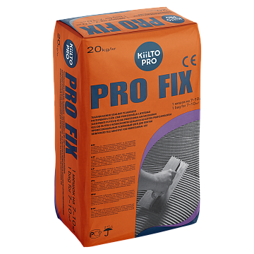 Клей FIX для плитки и керамогранита (теплый пол)  сред.формат 20кг KIILTO
