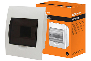 Бокс ЩРВ-П-6 модулей встр.пластик IP40 TDM SQ0902-0002