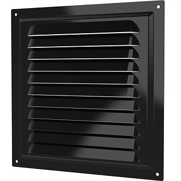 Решетка вентиляционная МЭ 200х200 окраш.сталь Black ERA