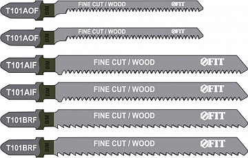Полотна для лобзика по ламинату 6шт FIT 41012