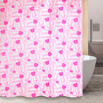 Штора для ванной комнаты 100% полиэстер 170*180 S-01718G