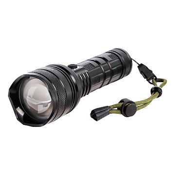 Аккумуляторный с/д фонарь CREE XHP-90 30Вт с фокус луча, черный (SBF-40-K)