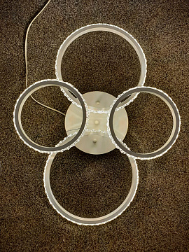 Светильник 6601-2+2 /С/ CR люстра 96 W (Р-2)