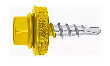 Саморез кров. 1015 4,8х51 св.желтый (уп250)