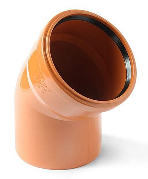 PP Отвод для наружной канализации PRO AQUA TERRA 110x45