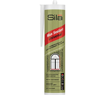 Sila PRO Max Sealant, силиконовый универс.герметик, бежевый, 290 мл  (1 уп - 25шт) распродажа