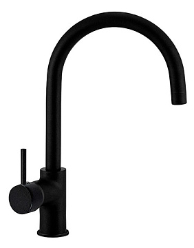 Смеситель ЛАТУНЬ для кухни AZARIO TASCO черный матовый (AZ-151644334)