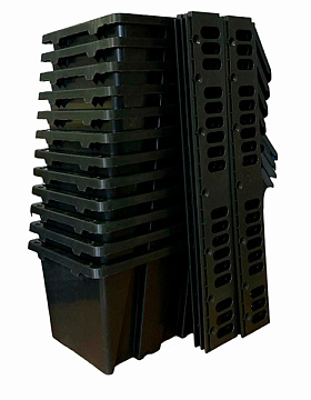 Лотки для крепежа (12шт. + 6 планок) MOS 65702М