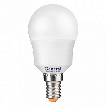 Лампа с/д General GLDEN-G45F-15-230-E14-4500