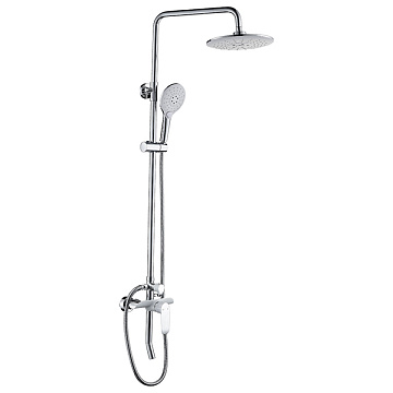 юСмеситель встроенный тропический душ с 2 лейками 3089