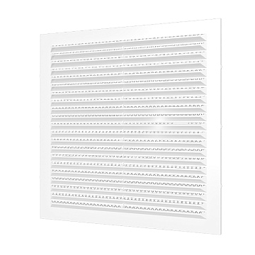 Решетка вентиляционная 1313С белая, АБС 138х138 ERA