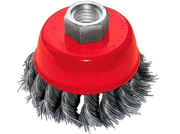 Корщетка-чашка витая сталь 65мм USP 39466