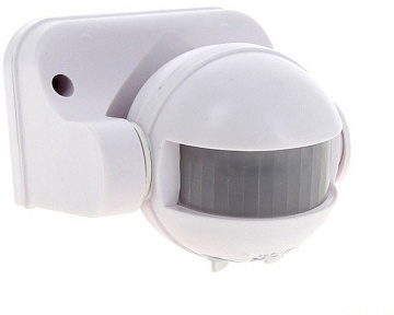 Датчик движения инфракрасный настенный 1200Вт, 180гр., до 12м, IP44 (sbl-ms-009)