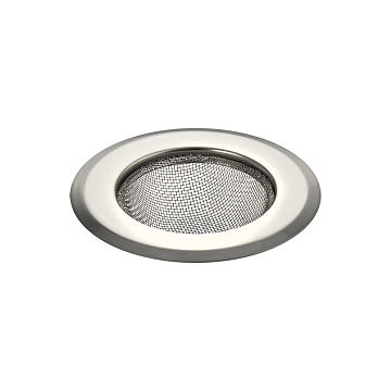 Сетка фильт для сифона к кухонной мойке, из нержавеющей стали, хромированная, сетчатая