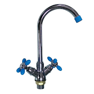 юСмеситель САНАКС "СЕРП и МОЛОТ" для кухни металлокерамика (3806)