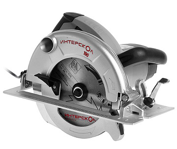 Пила дисковая Интерскол ДП-190/1600 М 1600 Вт 190/20 мм 65 мм