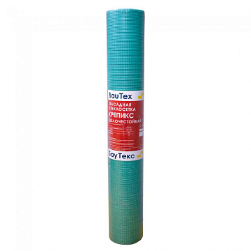 Сетка фасадная 1300 5х5 (1х25м) 120гр Крепикс Баутекс