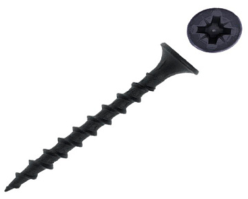 3.5х55 Саморез по г/к оксид. круп.резьба (500)