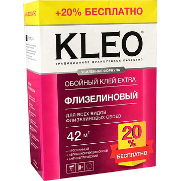 Клей обойный KLEO EXTRA флизелин/35+20 %бесплатно
