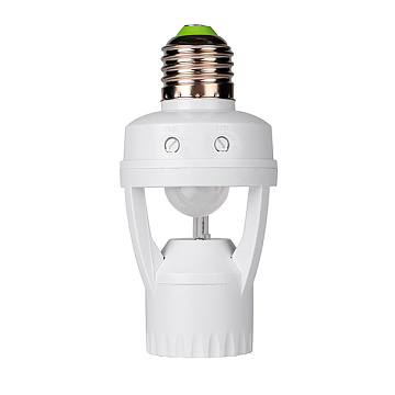 Датчик движения PMS-IR 045 60Вт Е27 360° 6м WH IP20 Jazzway