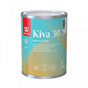 Лак KIVA30 аркилатный п/матовый 0,9л TIKKURILA