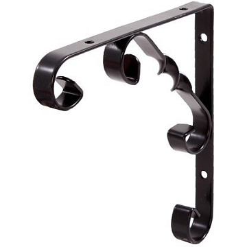 Кронштейн ОРНАМЕНТАЛ 250мм черный L7410BL