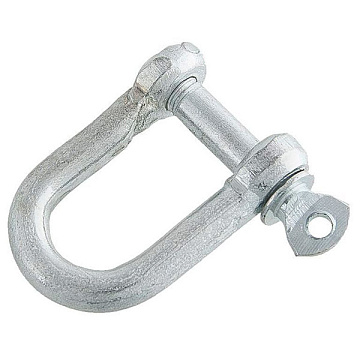 5 Скоба такелажная (прямой тип), ЦИНК (150)