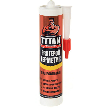 Герметик универсальный бесцветный PROГерой 280 мл TИТАН 13987 (12)