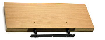 Полка со скрытым креплением (60х23,5х3,8см) бук LWFS625BE